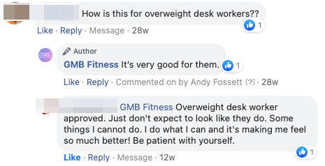 overweight desk worker approved